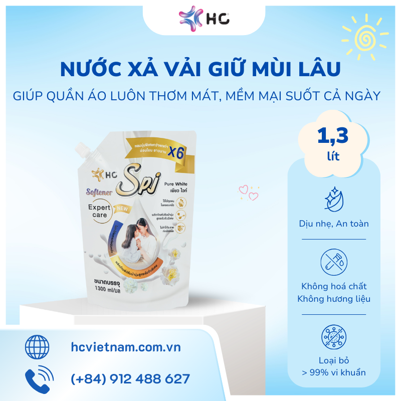 nước xả vải giữ mùi lâu