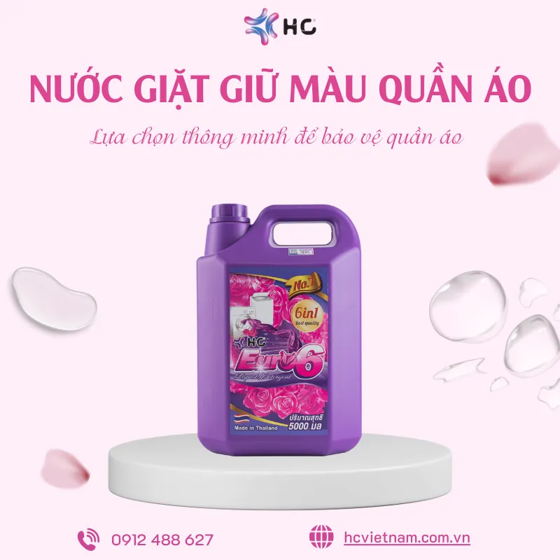 nước giặt giữ màu quần áo