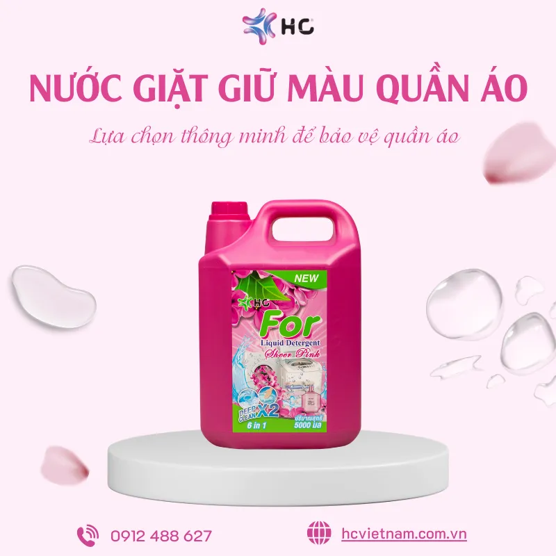 nước giặt giữ màu quần áo