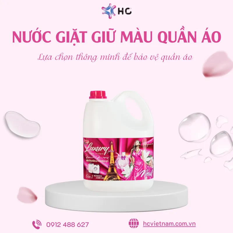 nước giặt giữ màu quần áo
