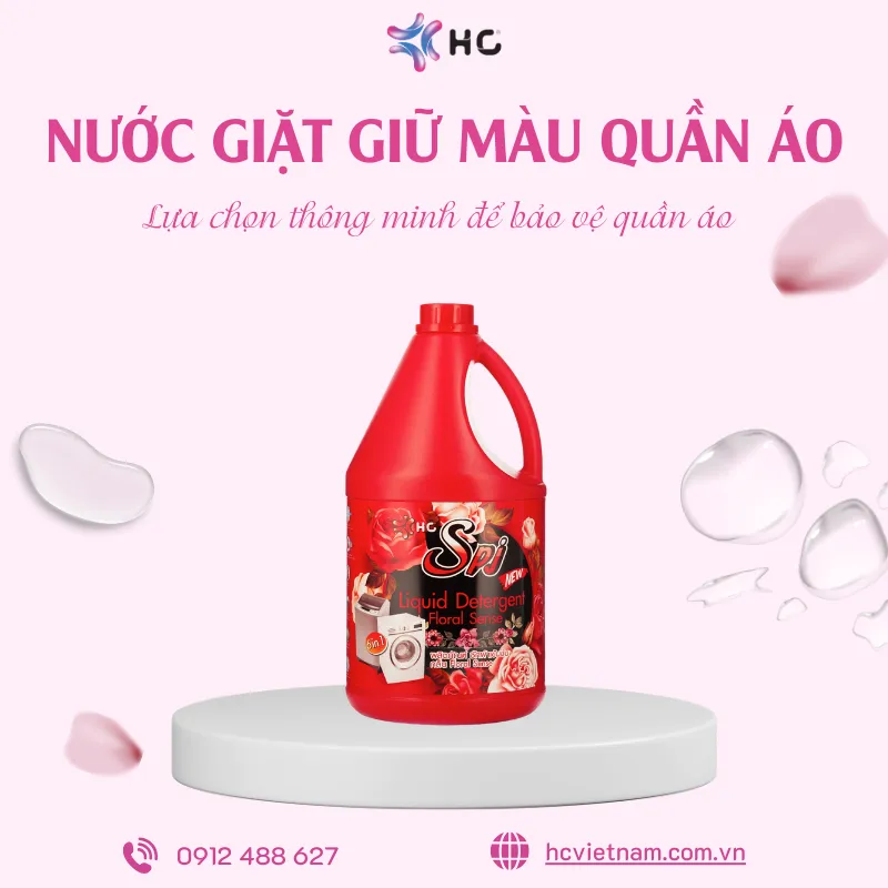 nước giặt giữ màu quần áo