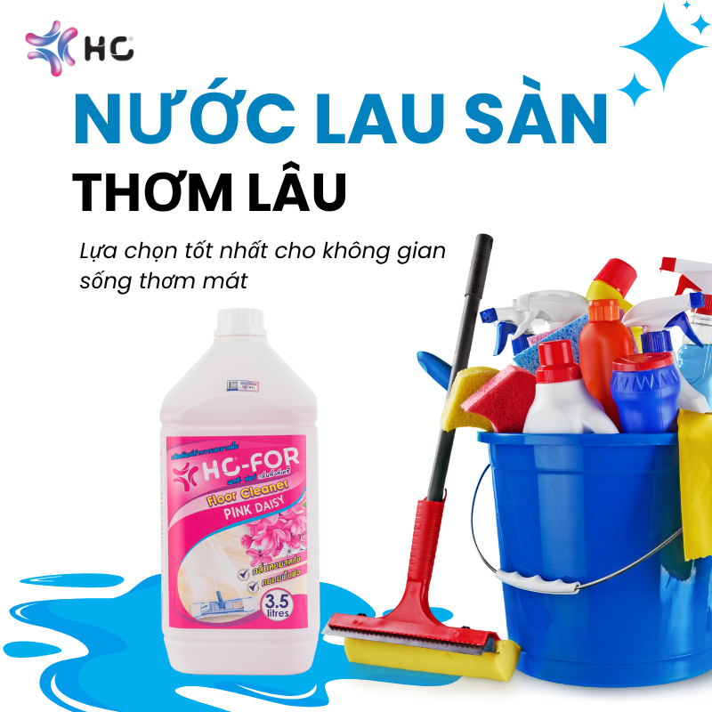 nước lau sàn thơm lâu