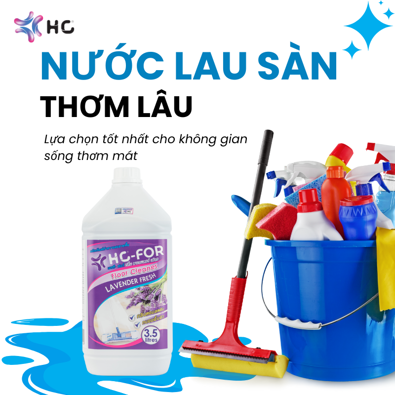 nước lau sàn thơm lâu