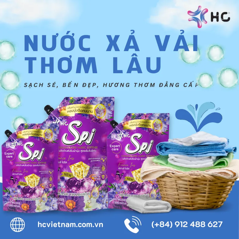 nước xả vải nào thơm lâu