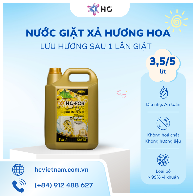 nước giặt hương hoa
