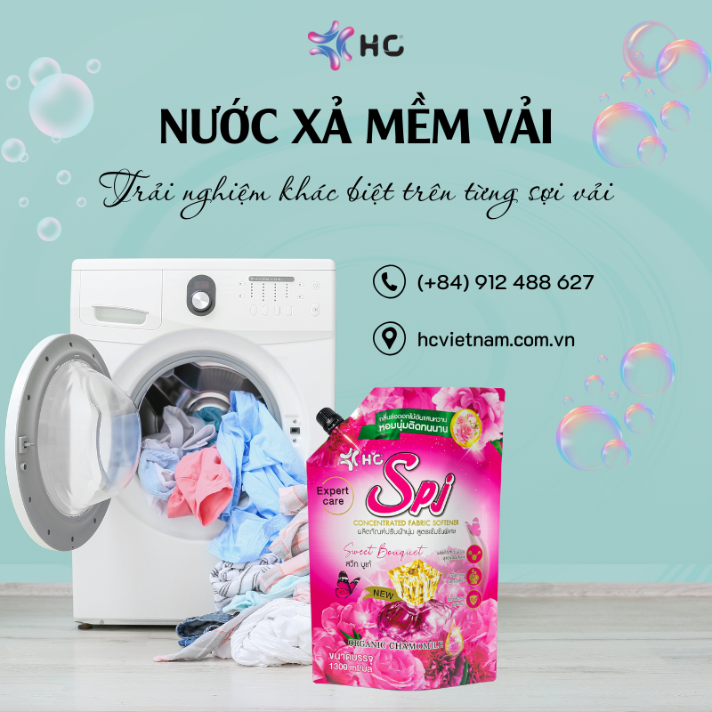 nước xả mềm vải