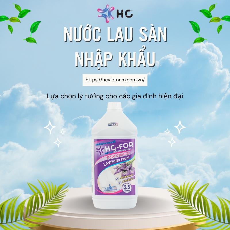nước lau sàn nhập khẩu