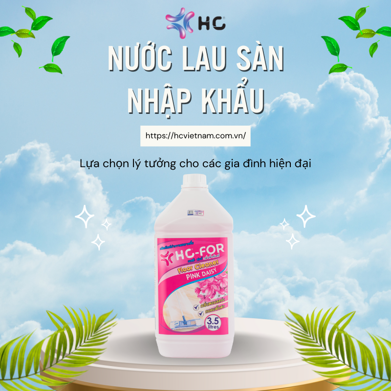 nước lau sàn nhập khẩu