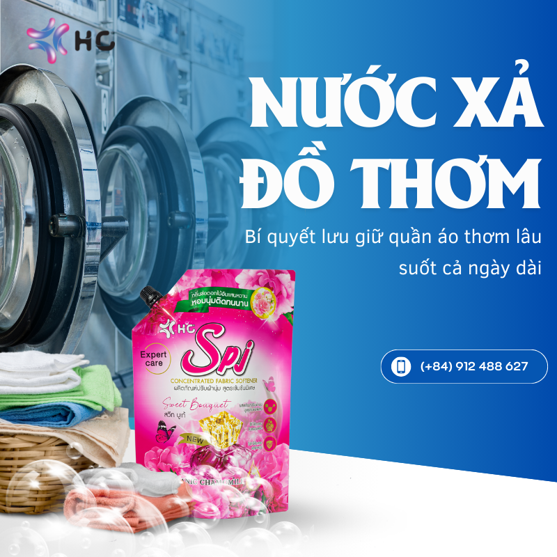 nước xả đồ thơm
