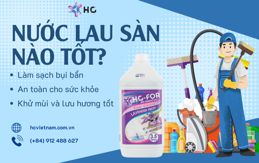 nước lau sàn nào tốt