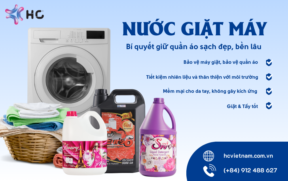 nước giặt máy
