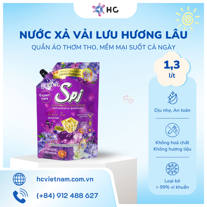 nước xả vải lưu hương lâu