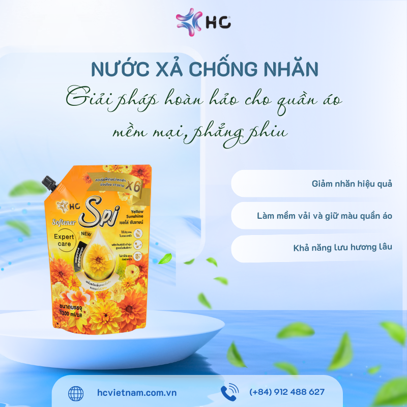 nước xả chống nhăn