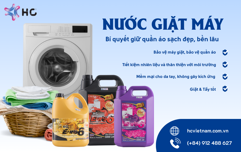 nước giặt máy