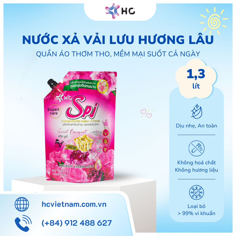 nước xả vải lưu hương lâu