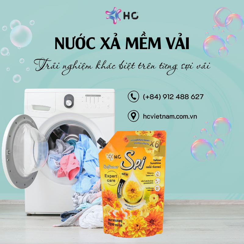 nước xả mềm vải