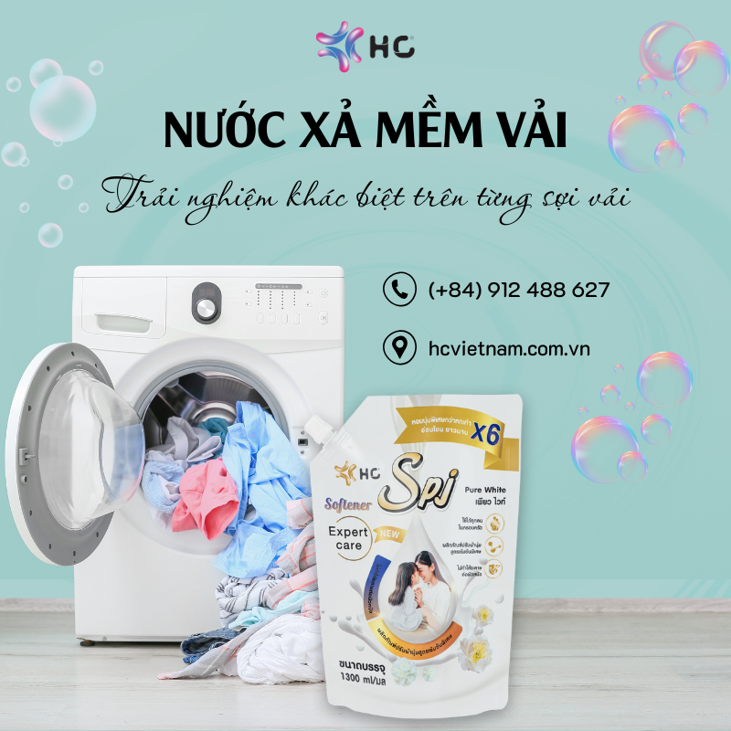 nước xả mềm vải