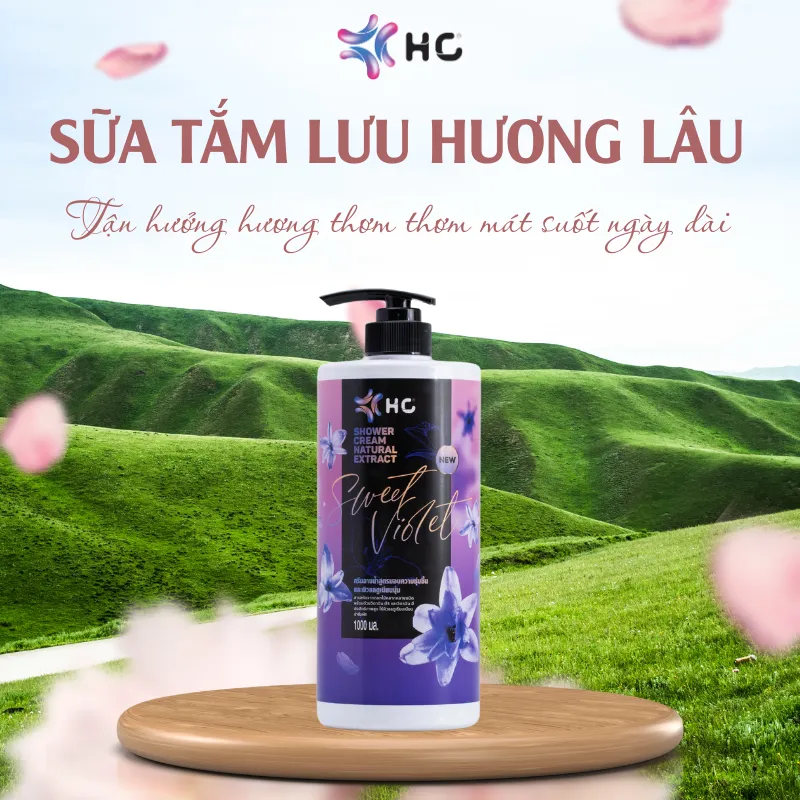sữa tắm lưu hương lâu