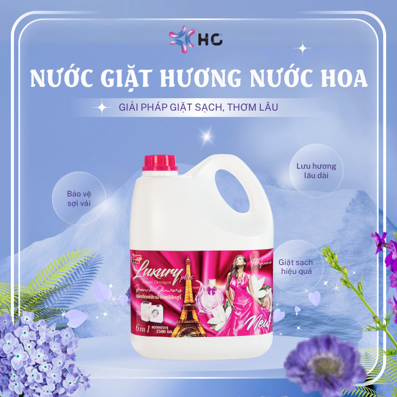 Nước giặt hương nước hoa HC Luxury 6in1