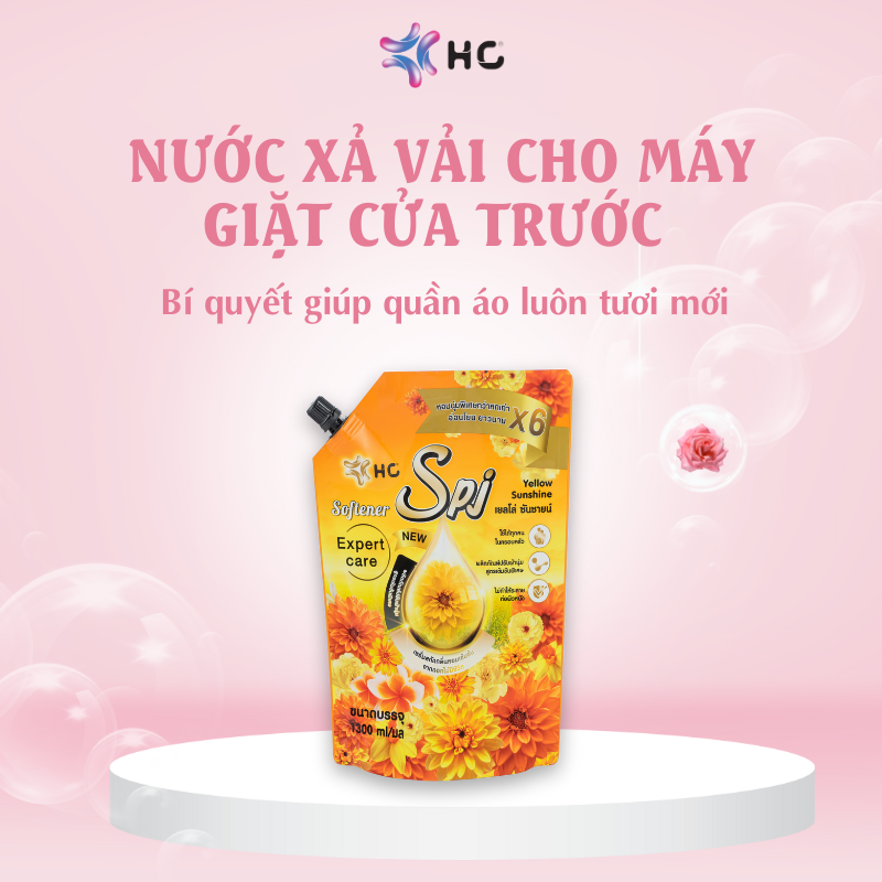 nước xả vải cho máy giặt cửa trước