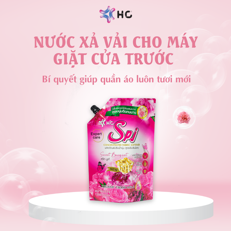 nước xả vải cho máy giặt cửa trước