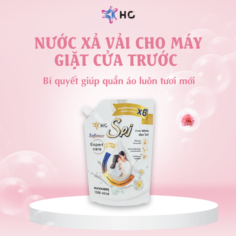nước xả vải cho máy giặt cửa trước