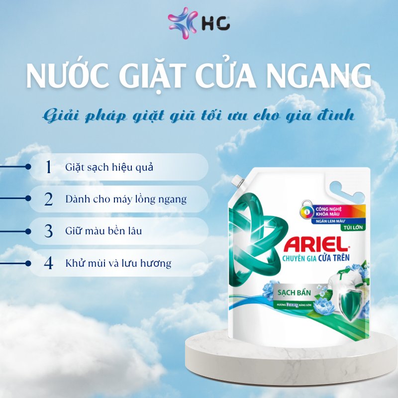nước giặt lồng ngang