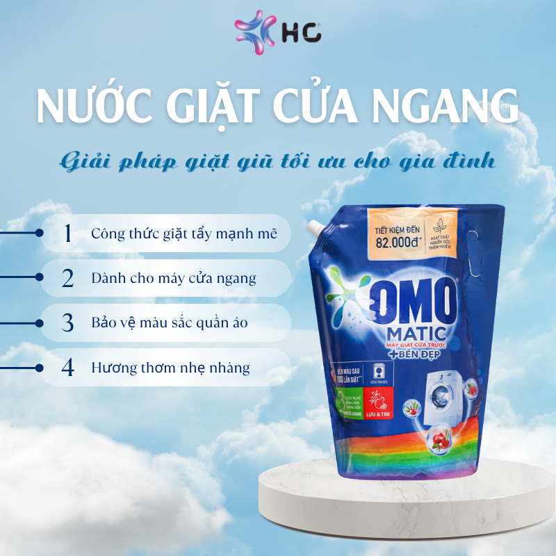 nước giặt cửa ngang