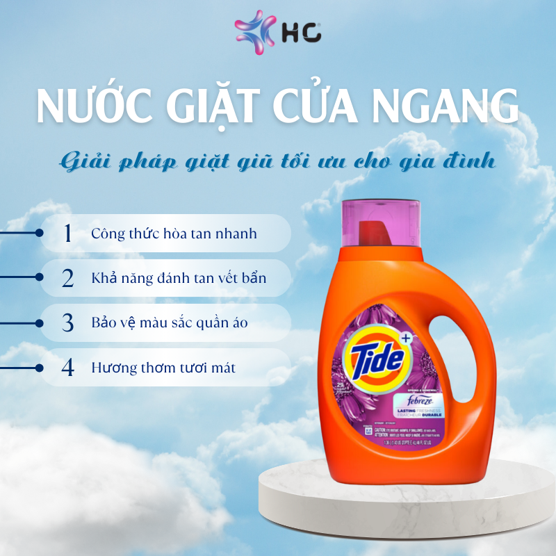 nước giặt lồng ngang