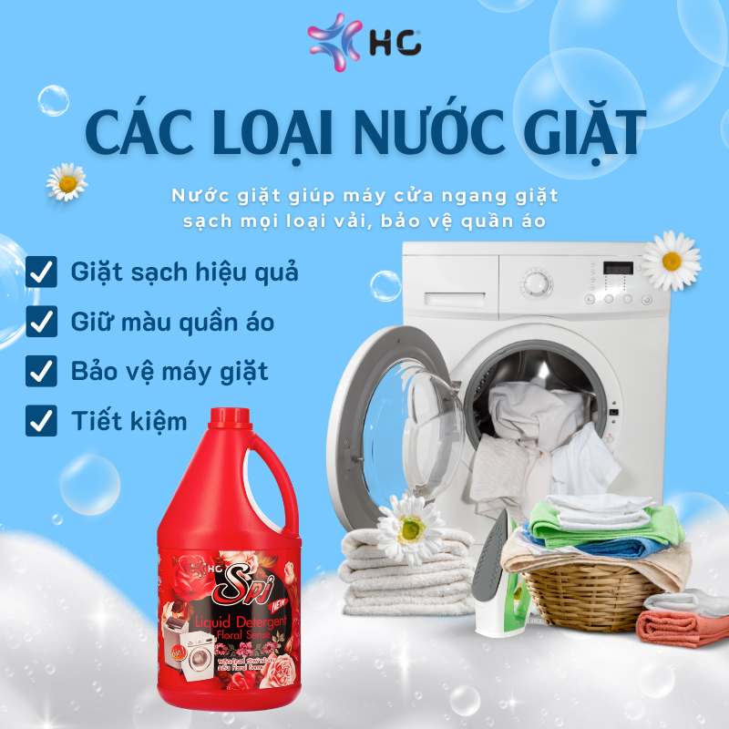 các loại nước giặt