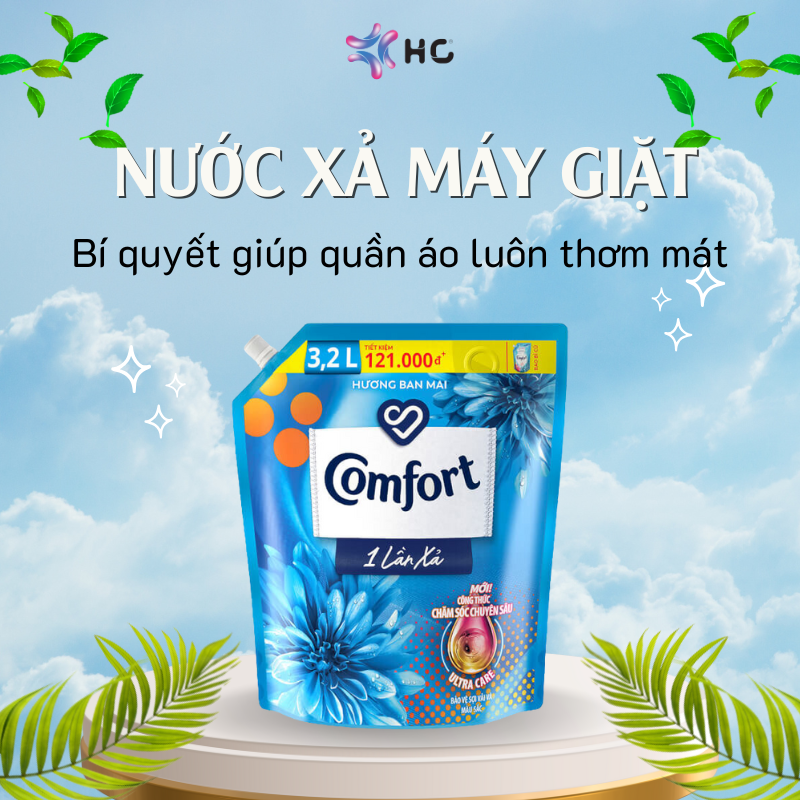 nước xả máy giặt