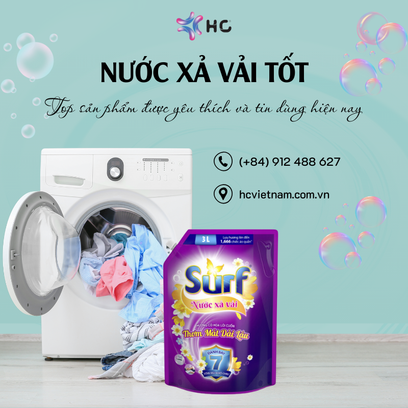 nước xả vải nào tốt