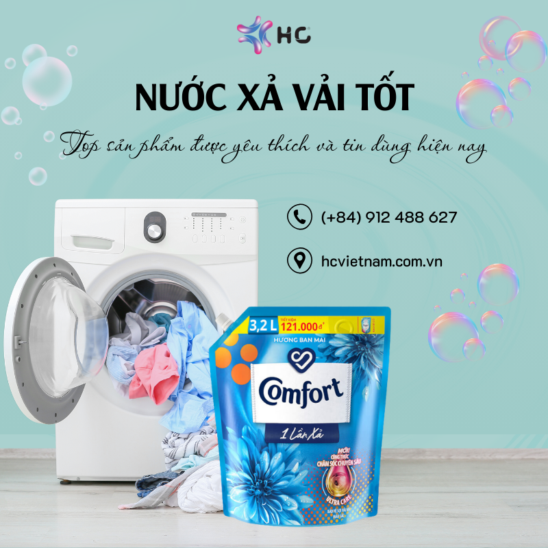 nước xả vải nào tốt