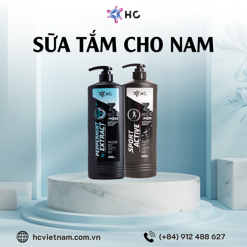 sữa tắm cho nam