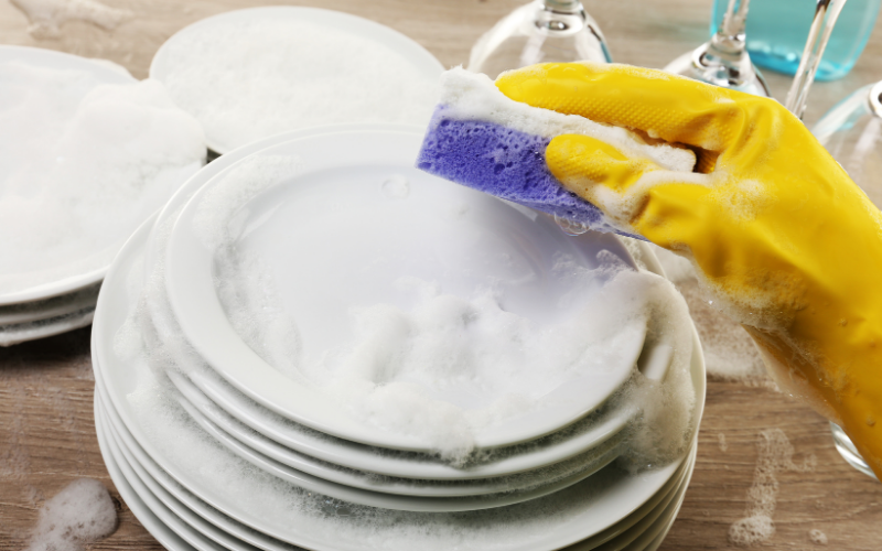 khử mùi tanh, khử bám dầu