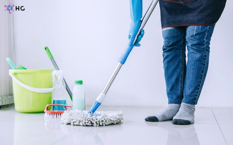 chọn nước lau sàn cho từng loại vật liệu